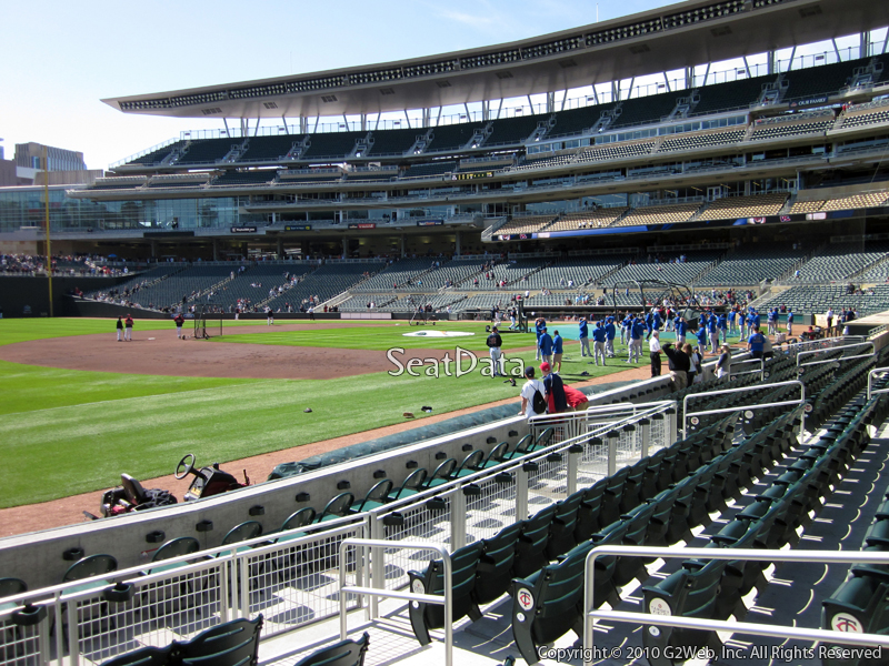 Seat view from section 17 at Target Field, home of the Minnesota Twins