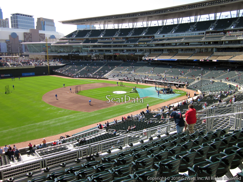 Seat view from section S at Target Field, home of the Minnesota Twins