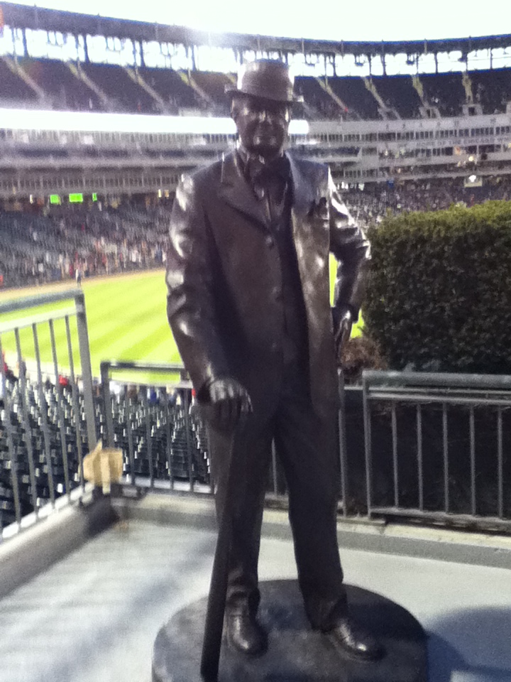 Statue of Charles Comiskey at U.S. Cellular Field, Founder of the Chicago White Sox.