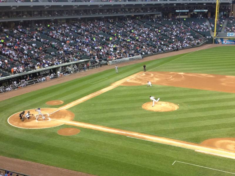 Seat view from section 324 at Guaranteed Rate Field, home of the Chicago White Sox
