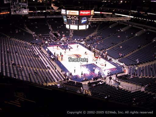 Seat view from section 211 at Oracle Arena, home of the Golden State Warriors