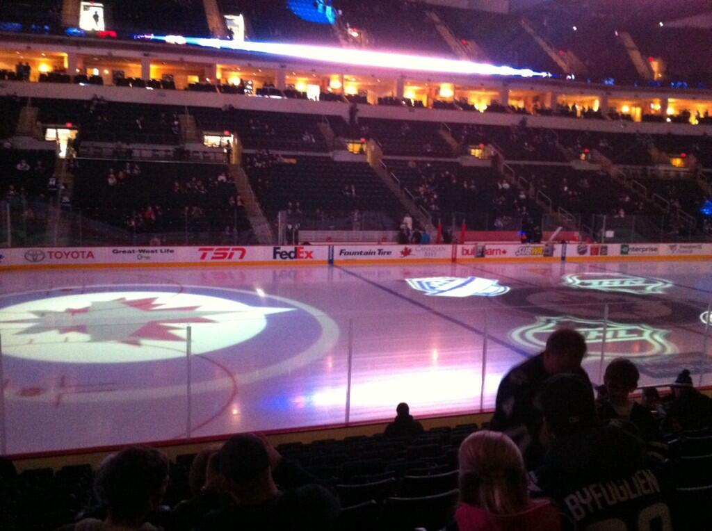 Seat view from section 107 at Bell MTS Place, home of the Winnipeg Jets
