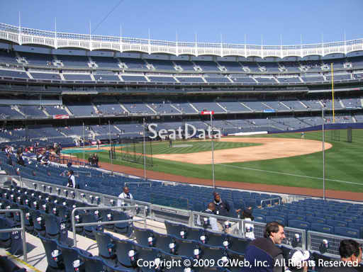Seat view from section 112 at Yankee Stadium, home of the New York Yankees