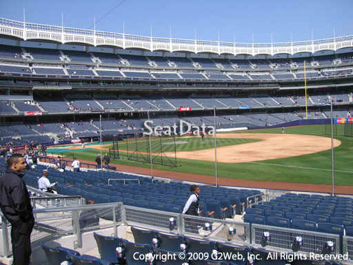 Seat view from section 113 at Yankee Stadium, home of the New York Yankees