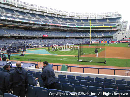 Seat view from section 15A at Yankee Stadium, home of the New York Yankees