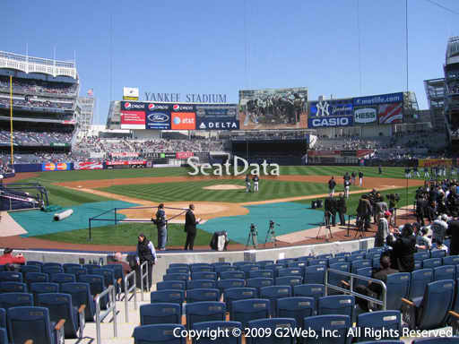 Seat view from section 19 at Yankee Stadium, home of the New York Yankees
