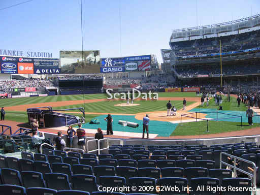 Seat view from section 21B at Yankee Stadium, home of the New York Yankees