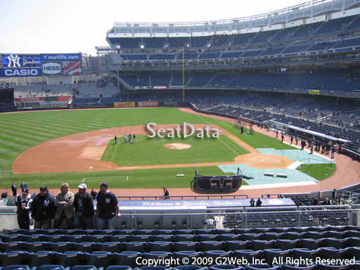 Seat view from section 224 at Yankee Stadium, home of the New York Yankees