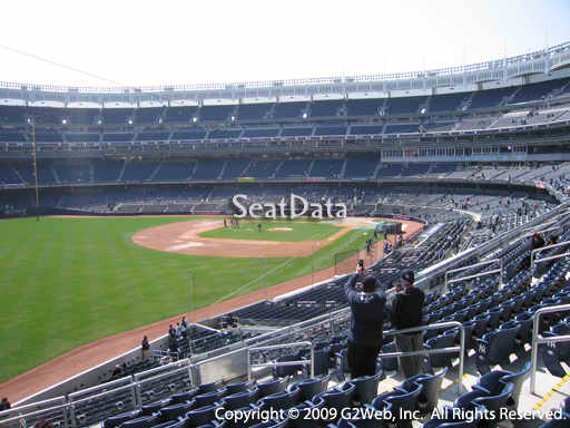 Seat view from section 231 at Yankee Stadium, home of the New York Yankees
