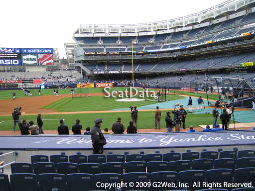 Seat view from section 24A at Yankee Stadium, home of the New York Yankees