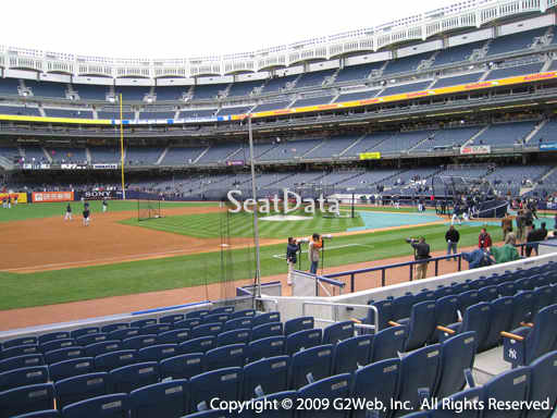 Seat view from section 26 at Yankee Stadium, home of the New York Yankees