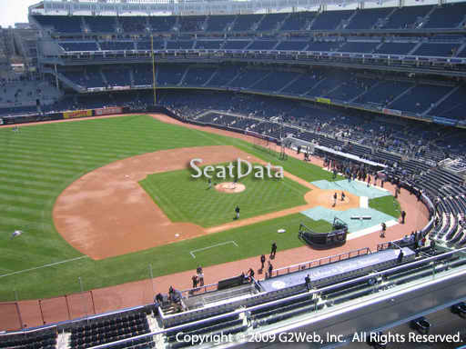 Seat view from section 326 at Yankee Stadium, home of the New York Yankees
