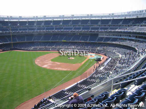 Seat view from section 331 at Yankee Stadium, home of the New York Yankees