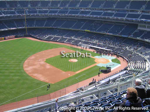 Seat view from section 428 at Yankee Stadium, home of the New York Yankees