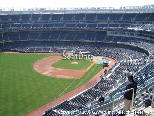 Seat view from section 431B at Yankee Stadium, home of the New York Yankees